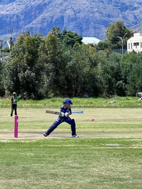 U13 Ladies cricket matchday photograph
