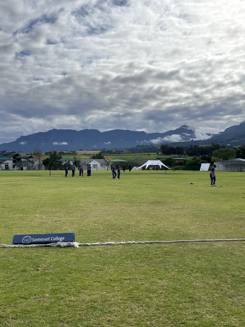 U13 Ladies cricket matchday photograph