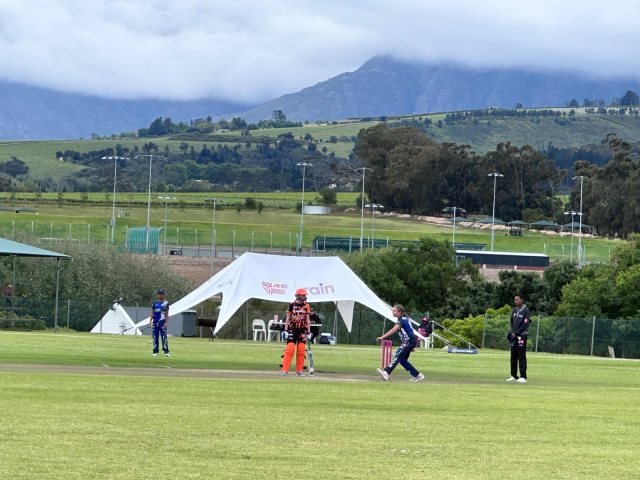 U13 Ladies cricket matchday photograph