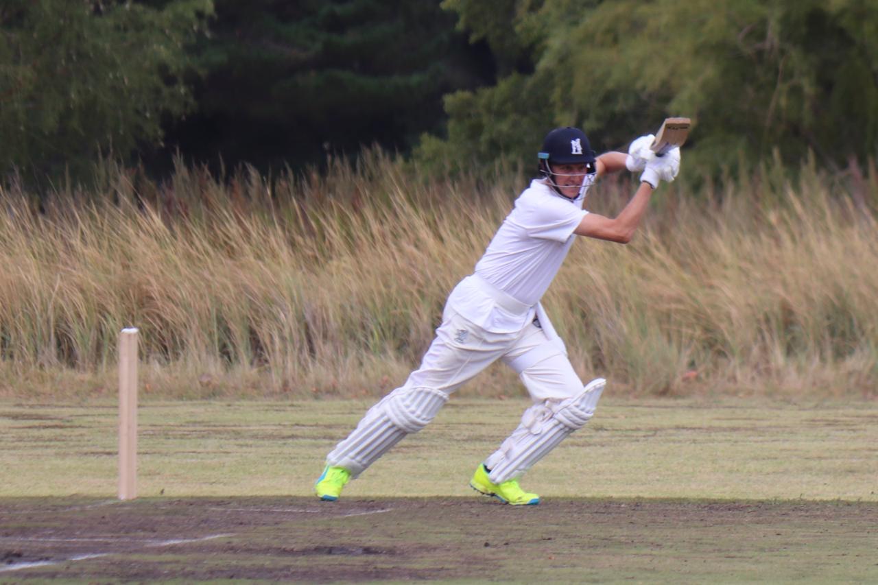 Textbook cover drive from Allan Donald